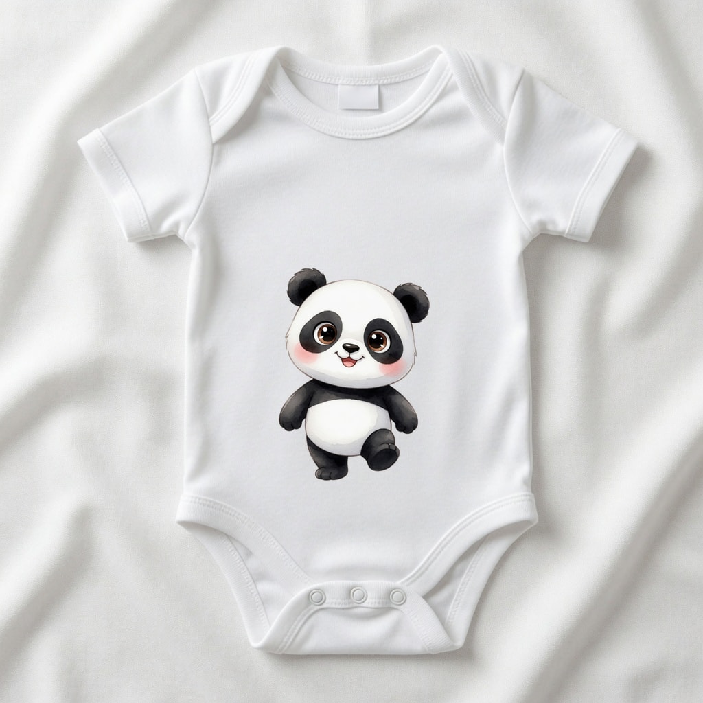 Body niemowlęce Szczęśliwe zwierzątka — Panda