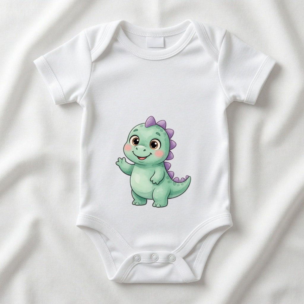 Body niemowlęce Szczęśliwe zwierzątka — Dino