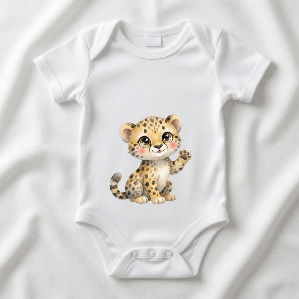 Body niemowlęce Szczęśliwe zwierzątka — Gepard
