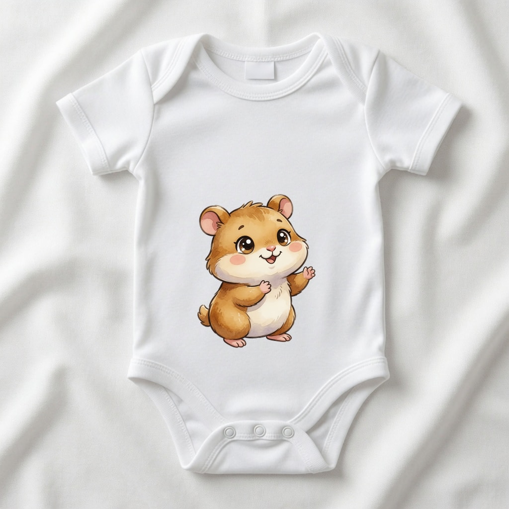 Body niemowlęce Szczęśliwe zwierzątka — Chomik
