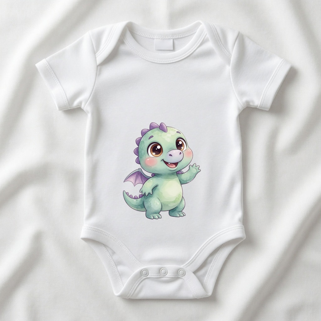 Body niemowlęce Szczęśliwe zwierzątka — Smok