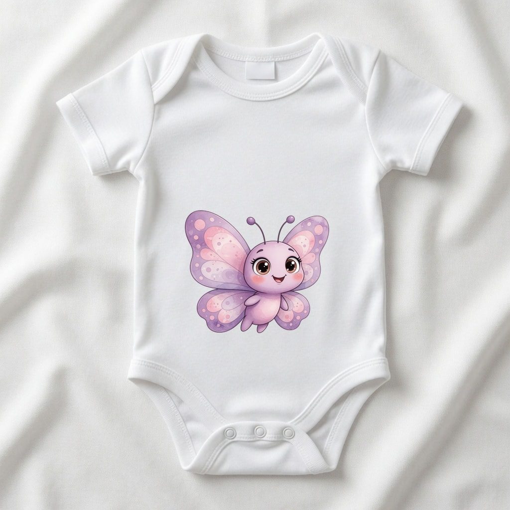 Body niemowlęce Szczęśliwe zwierzątka — Motylek