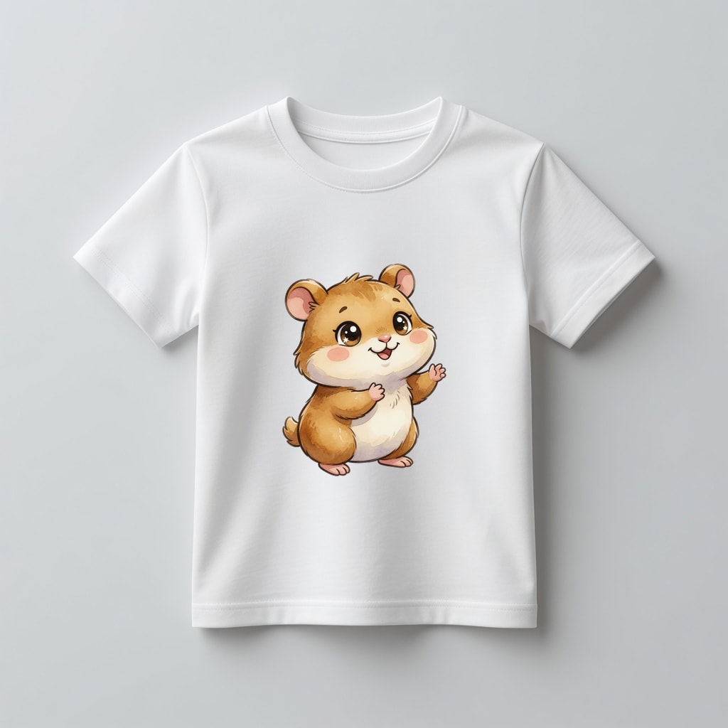 Koszulka kids Szczęśliwe zwierzątka — Chomik