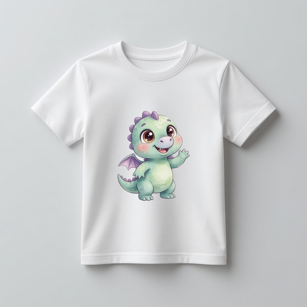 Koszulka kids Szczęśliwe zwierzątka — Smok