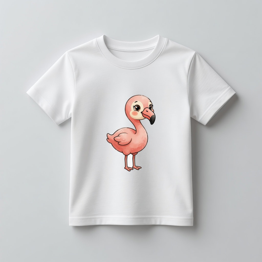 Koszulka kids Szczęśliwe zwierzątka — Flaming