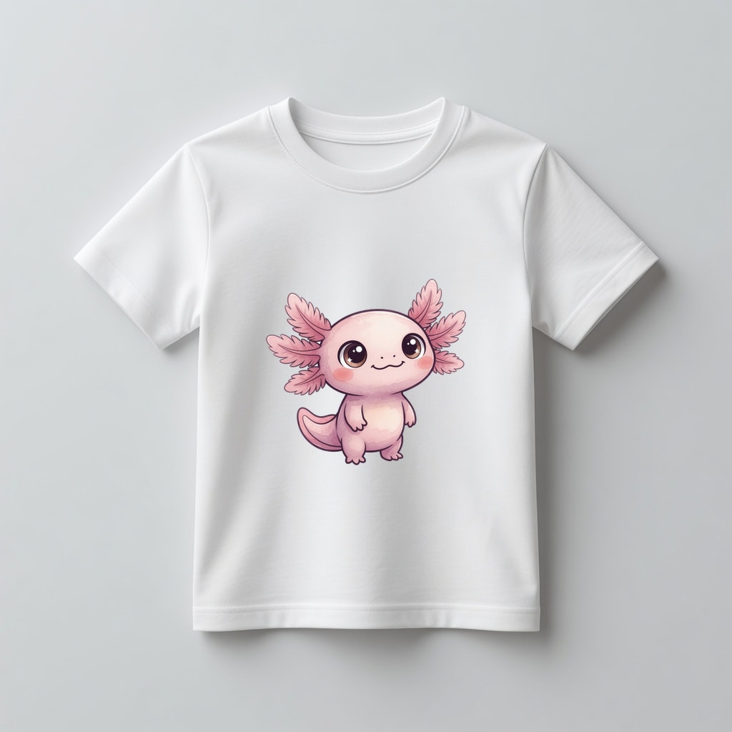 Koszulka kids Szczęśliwe zwierzątka — Axolotl