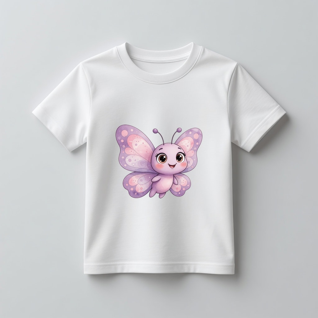 Koszulka kids Szczęśliwe zwierzątka — Motylek